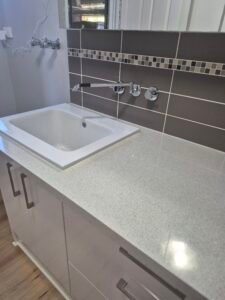 Bathroom shower and tiles cleaned
