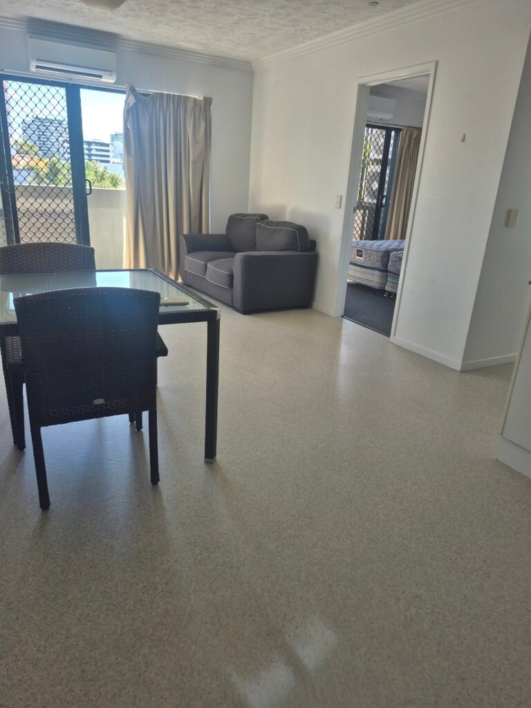 Living and dining area cleaned