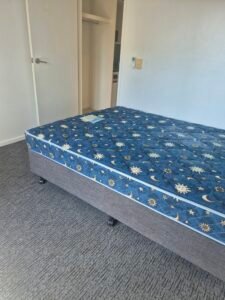 Mattress steam cleaned and sanitised